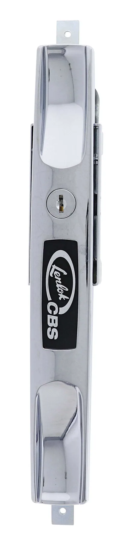 Roller Door Lock 02 - Satin Steel